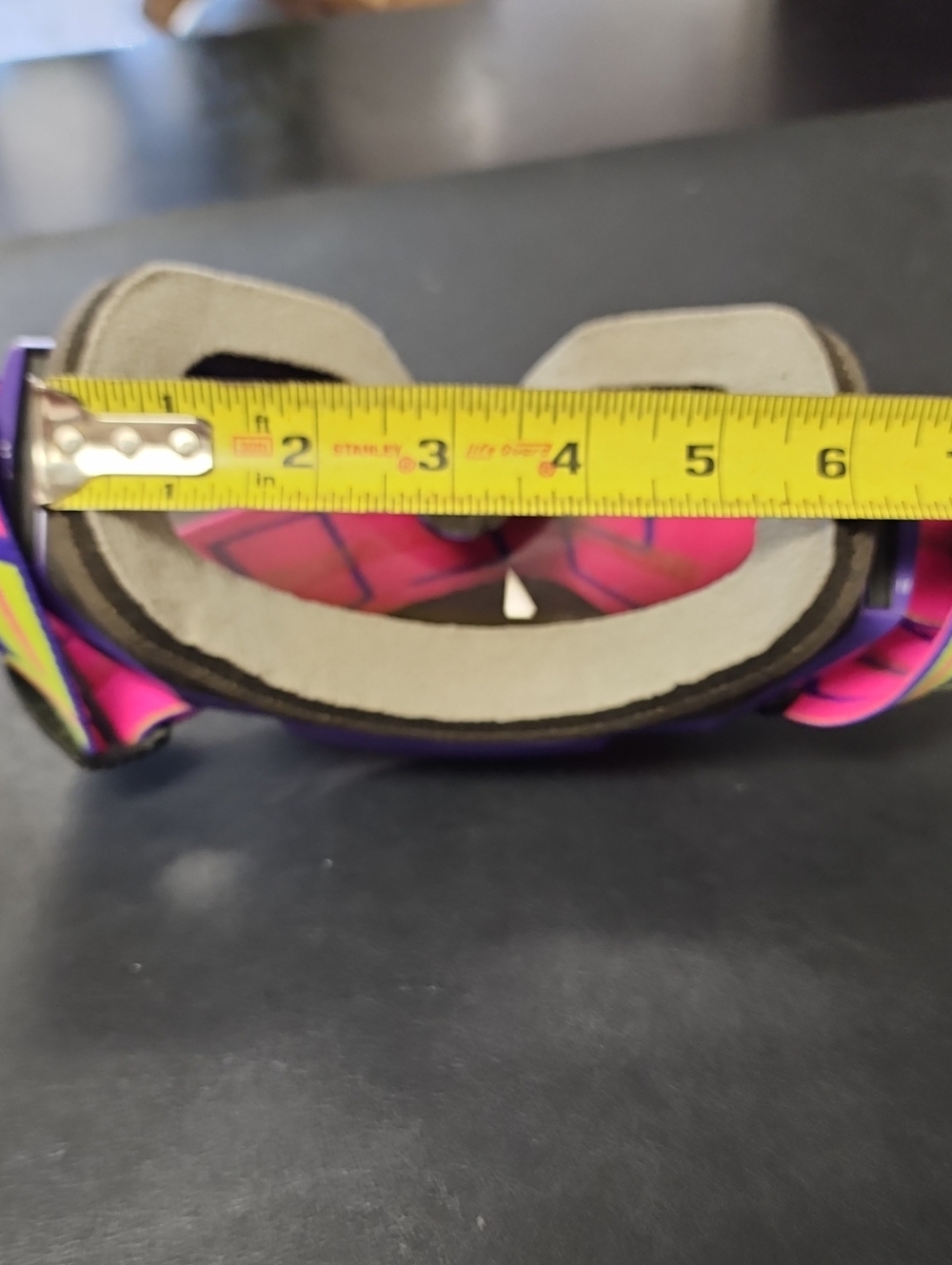 🥳Scott Hustle X MX goggles vibrant purple frame and a pink, Youth Size - Picture 7 of 14